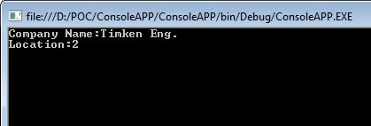 Running Console Application